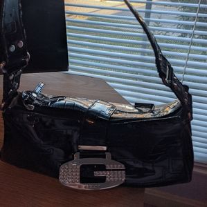 Black Guess purse and wallet